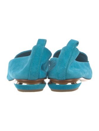 Nicholas Kirkwood Suede Flats