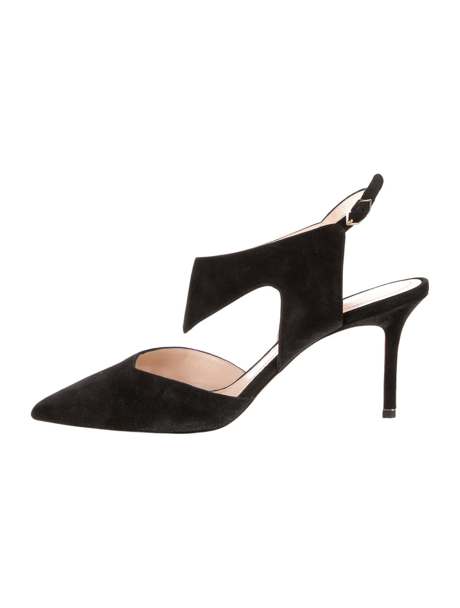 Nicholas Kirkwood Suede Slingback Pumps