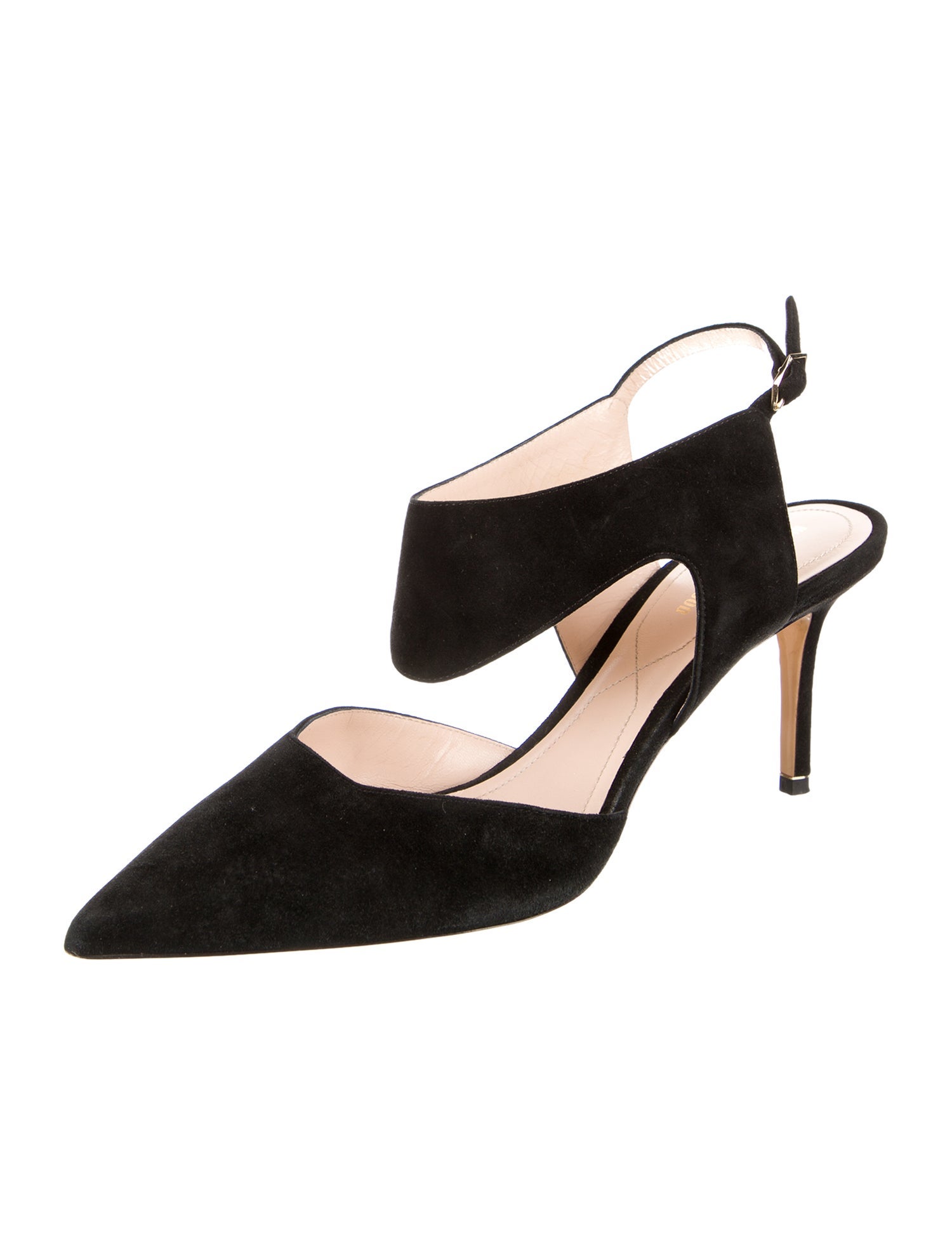 Nicholas Kirkwood Suede Slingback Pumps