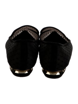 Nicholas Kirkwood Mesh Lace Pattern Loafers