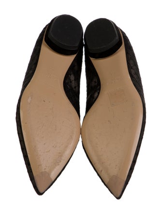 Nicholas Kirkwood Mesh Lace Pattern Loafers