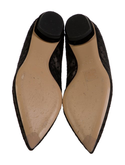 Nicholas Kirkwood Mesh Lace Pattern Loafers
