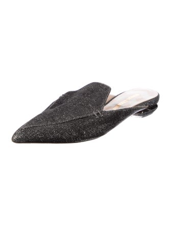 Nicholas Kirkwood Glitter Accents Mules