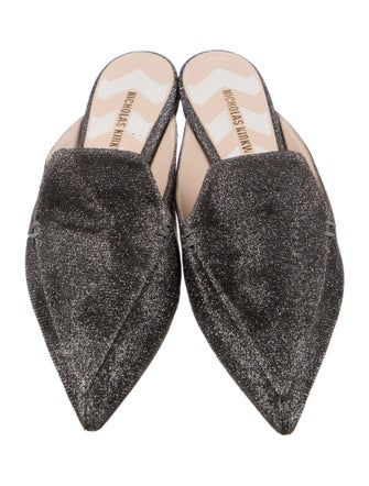 Nicholas Kirkwood Glitter Accents Mules