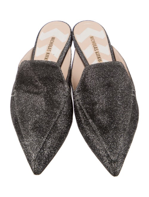 Nicholas Kirkwood Glitter Accents Mules