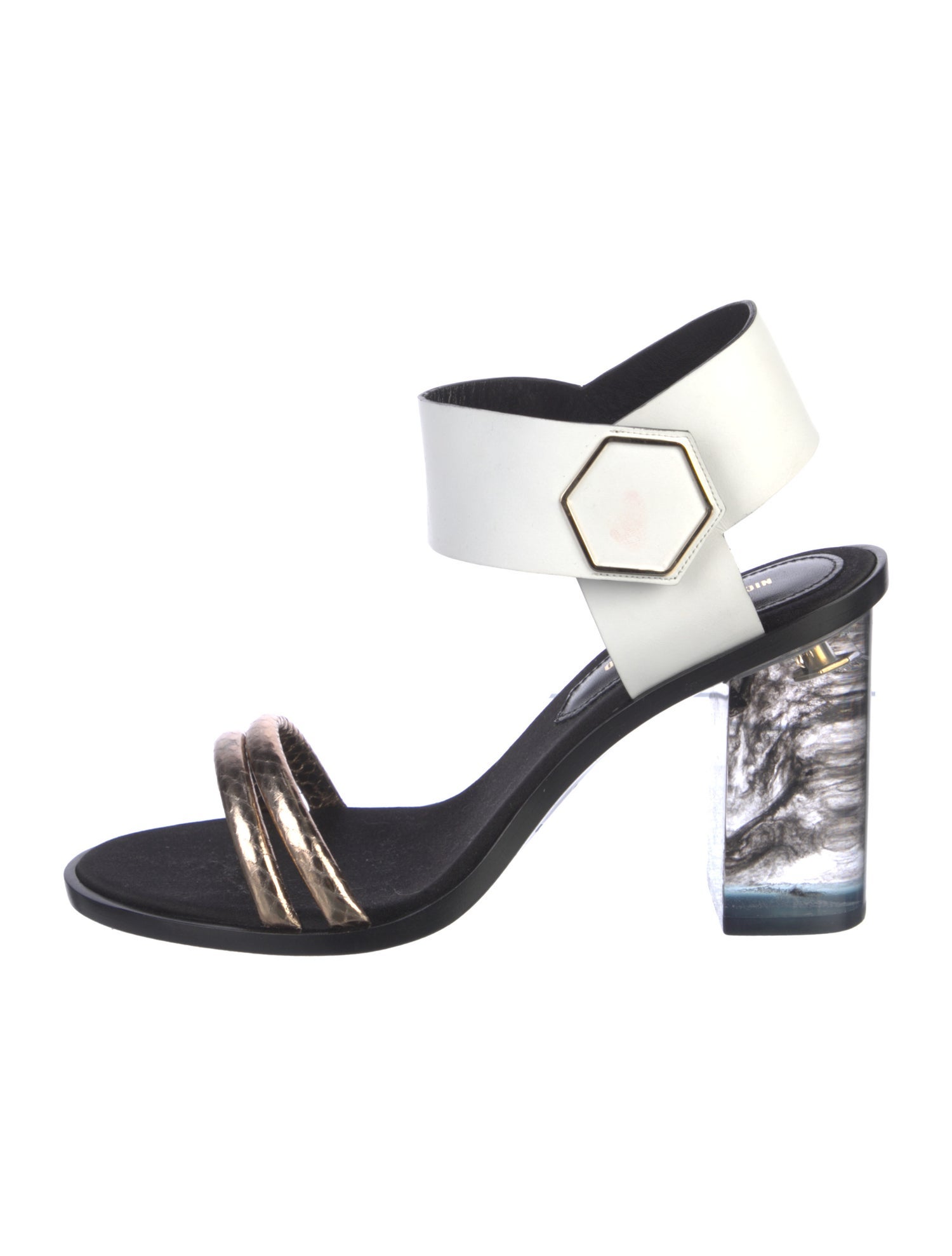 Nicholas Kirkwood Vintage Leather Slingback Sandals