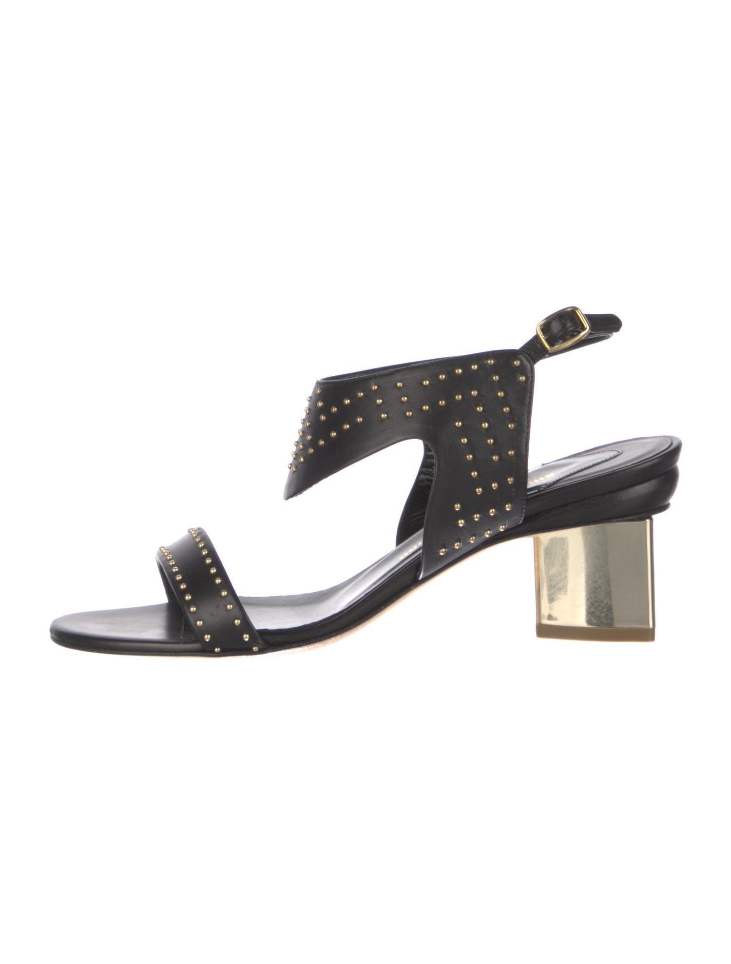 Nicholas Kirkwood Leather Studded Accents Sandals