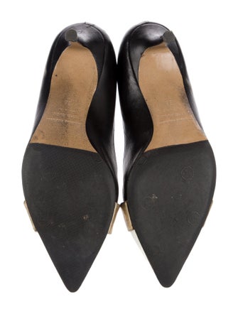 Nicholas Kirkwood Leather Colorblock Pattern Pumps