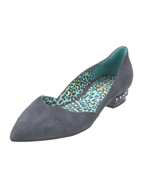 Nicholas Kirkwood Suede Flats