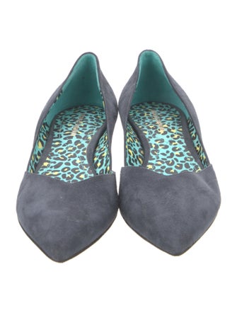 Nicholas Kirkwood Suede Flats