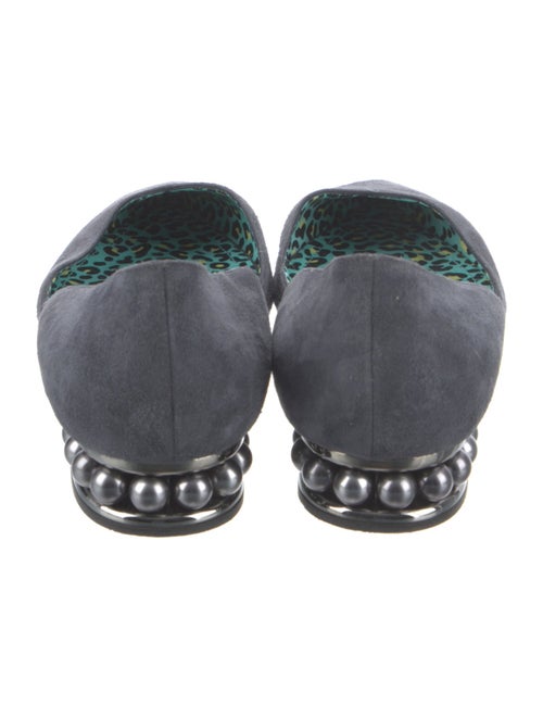 Nicholas Kirkwood Suede Flats