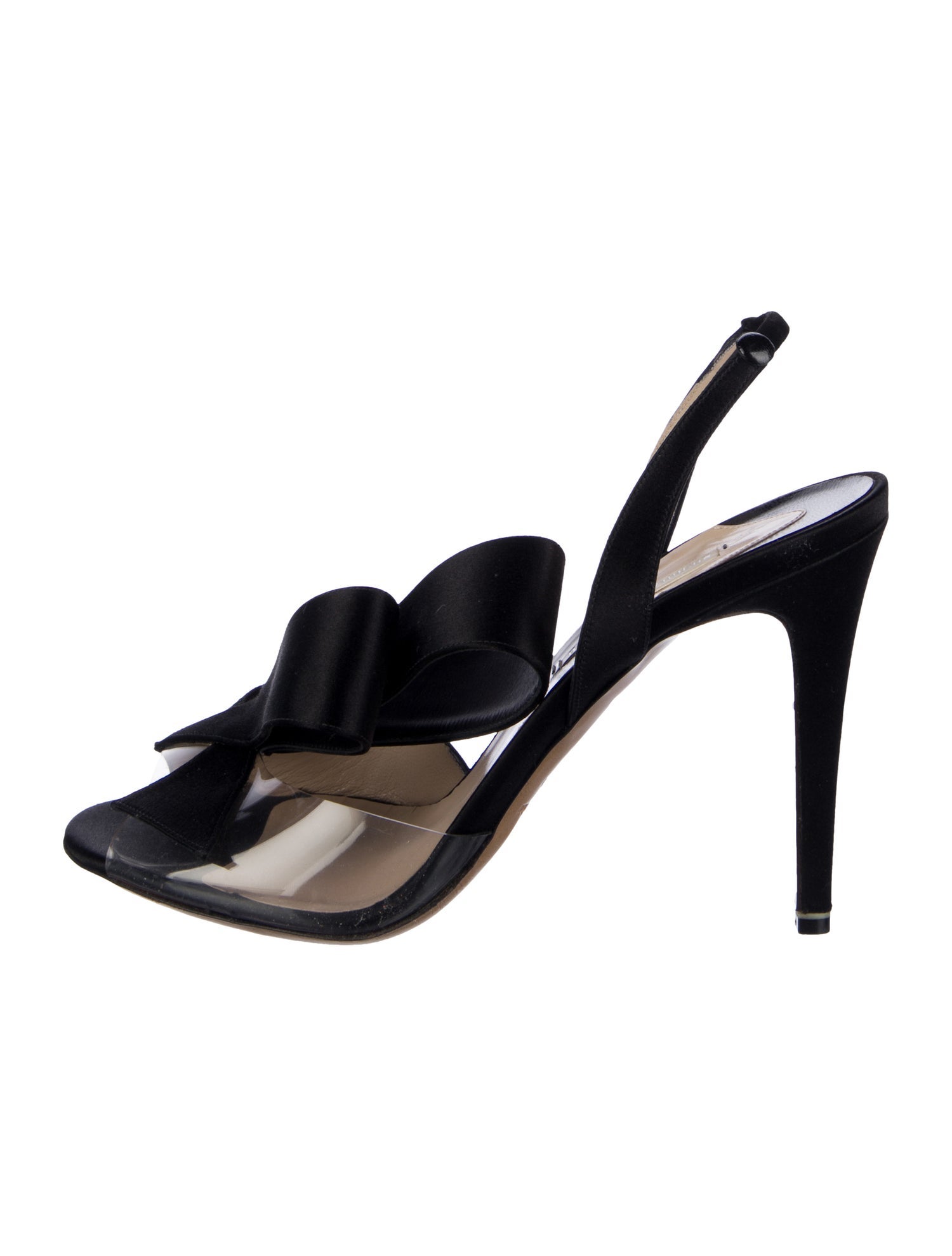 Nicholas Kirkwood Satin Crystal Embellishments Slingback Pumps