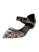 Nicholas Kirkwood Leather Animal Print D'Orsay Flats