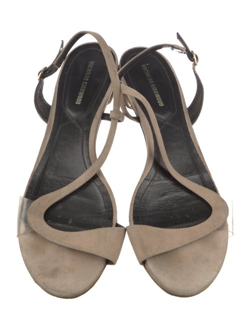 Nicholas Kirkwood Suede Slingback Sandals