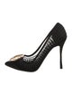 Nicholas Kirkwood Mesh Crystal Embellishments Pumps