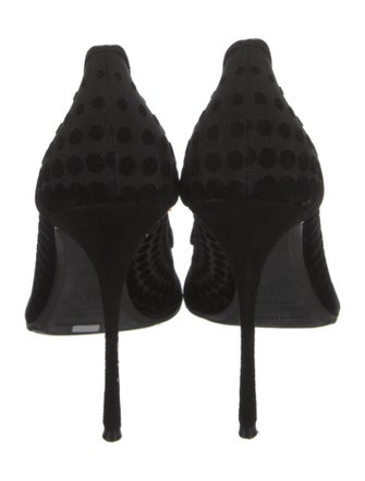 Nicholas Kirkwood Mesh Crystal Embellishments Pumps