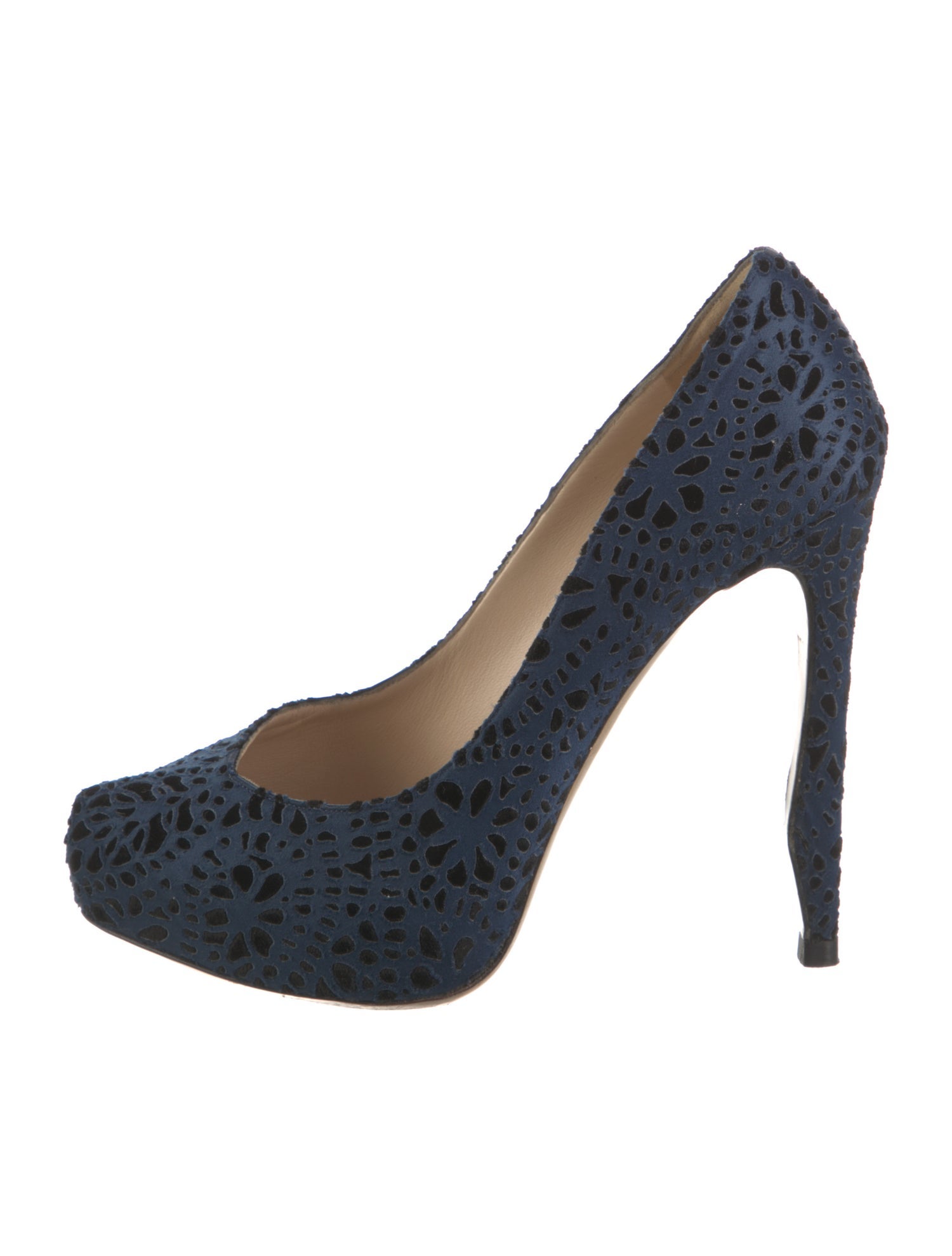 Nicholas Kirkwood Suede Animal Print Pumps
