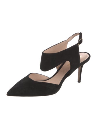 Nicholas Kirkwood Suede Slingback Pumps