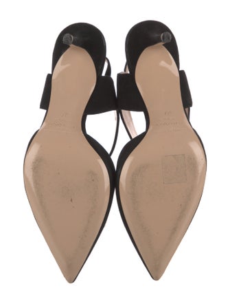 Nicholas Kirkwood Suede Slingback Pumps