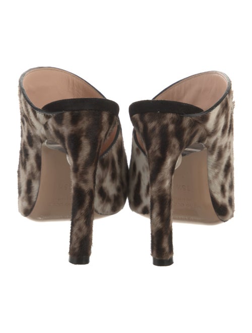 Nicholas Kirkwood Faux Pearl Accents Ponyhair Mules