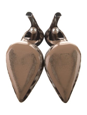 Nicholas Kirkwood Faux Pearl Accents Ponyhair Mules