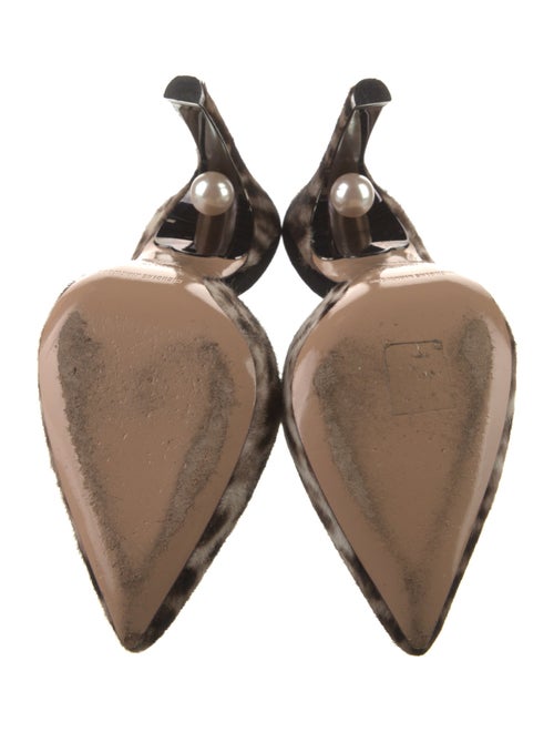 Nicholas Kirkwood Faux Pearl Accents Ponyhair Mules