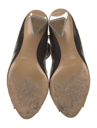 Nicholas Kirkwood Leather Colorblock Pattern Pumps