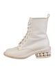 Nicholas Kirkwood Leather Combat Boots