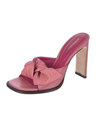 Nicholas Kirkwood Leather Slides