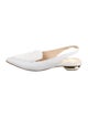 Nicholas Kirkwood Leather Slingback Flats