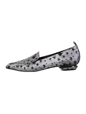 Nicholas Kirkwood Printed Loafers