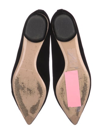 Nicholas Kirkwood Velvet Flats