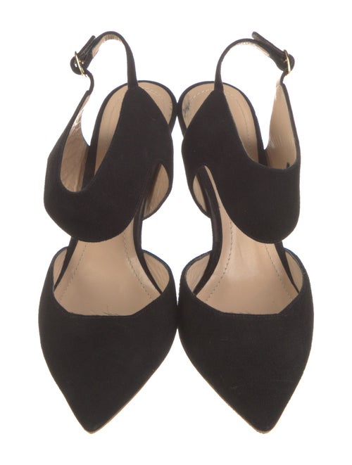 Nicholas Kirkwood Suede Slingback Pumps