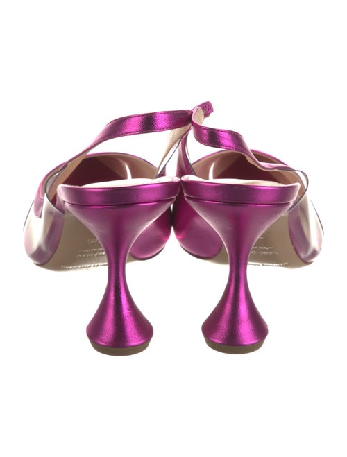 Nicholas Kirkwood Patent Leather Slingback Pumps