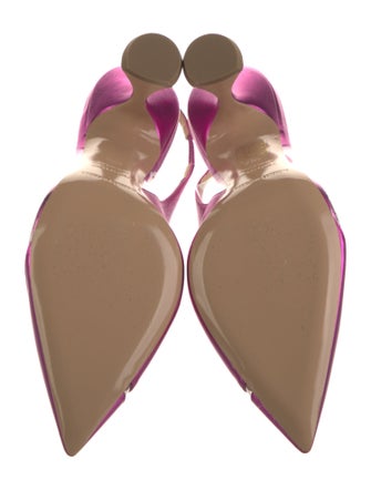 Nicholas Kirkwood Patent Leather Slingback Pumps