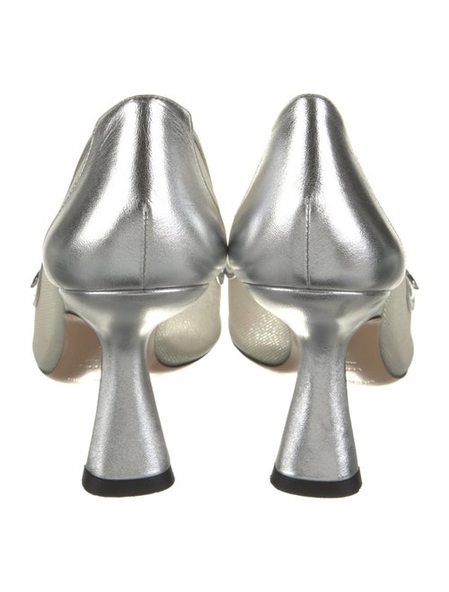 Nicholas Kirkwood Mesh Glitter Accents Pumps