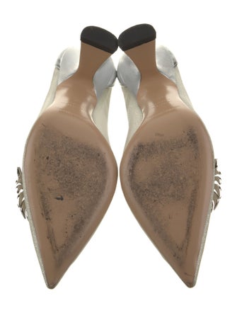 Nicholas Kirkwood Mesh Glitter Accents Pumps