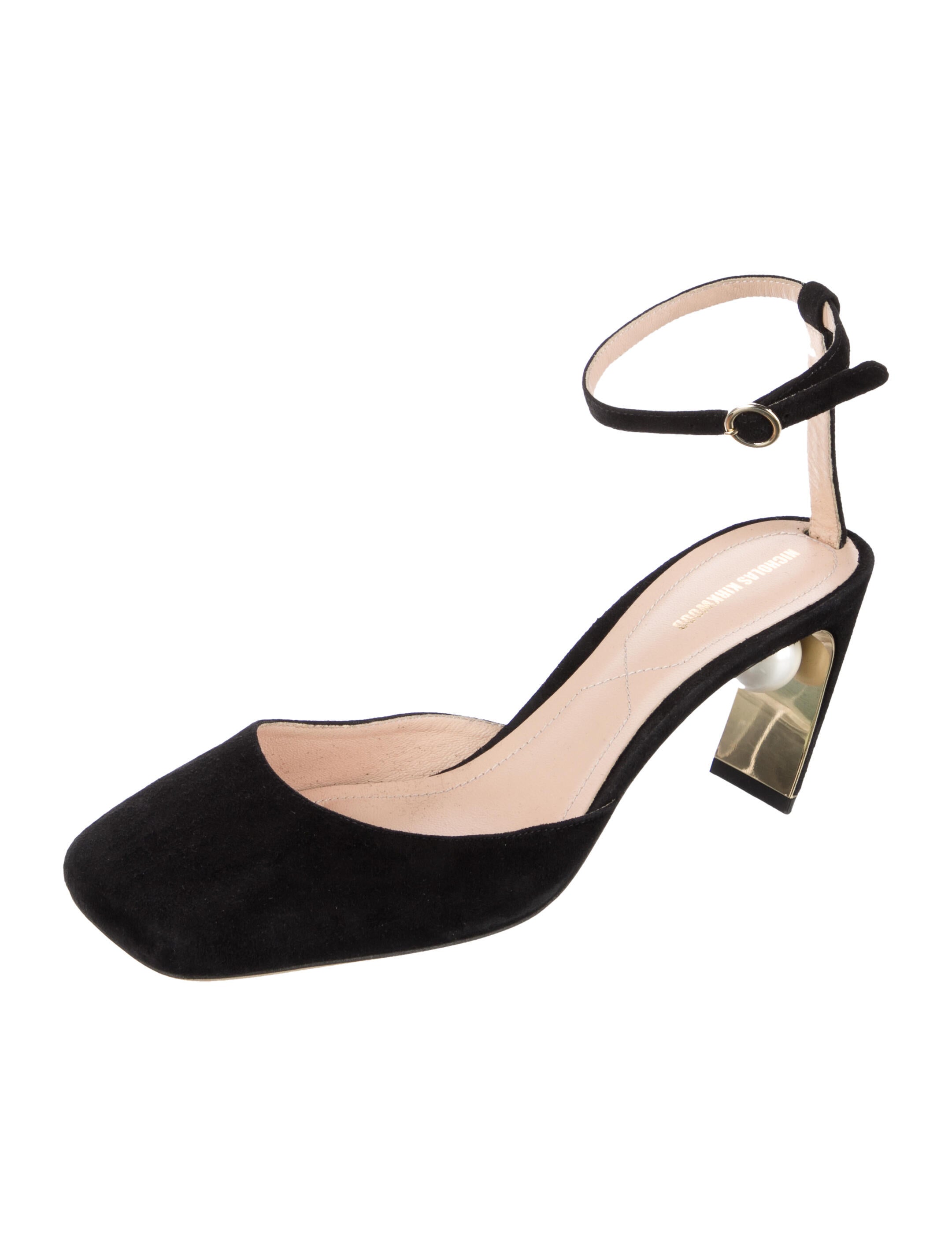 Nicholas Kirkwood Suede Slingback Pumps