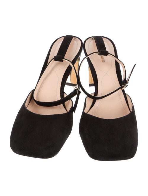 Nicholas Kirkwood Suede Slingback Pumps