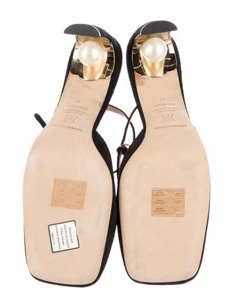 Nicholas Kirkwood Suede Slingback Pumps