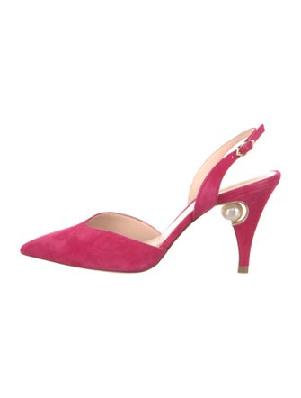 Nicholas Kirkwood Suede Slingback Pumps