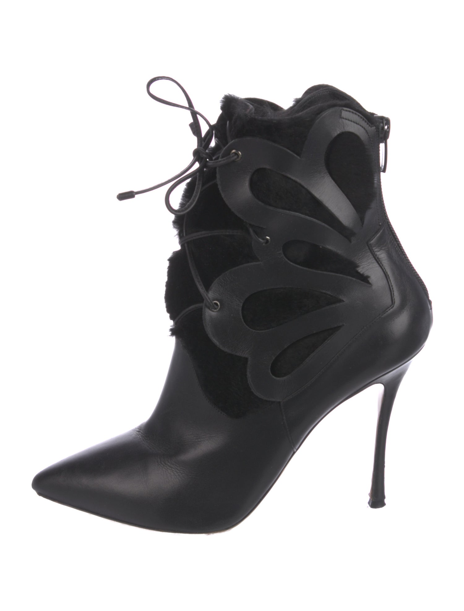 Nicholas Kirkwood Leather Lace-Up Boots