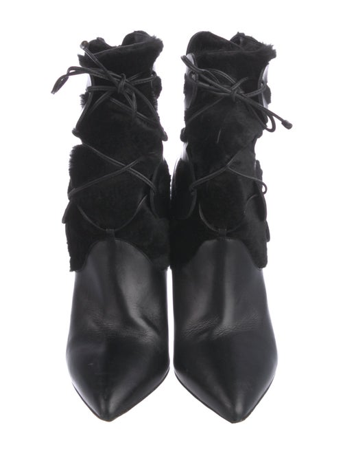 Nicholas Kirkwood Leather Lace-Up Boots