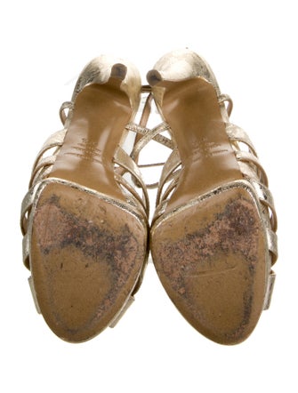 Nicholas Kirkwood Leather T-Strap Pumps