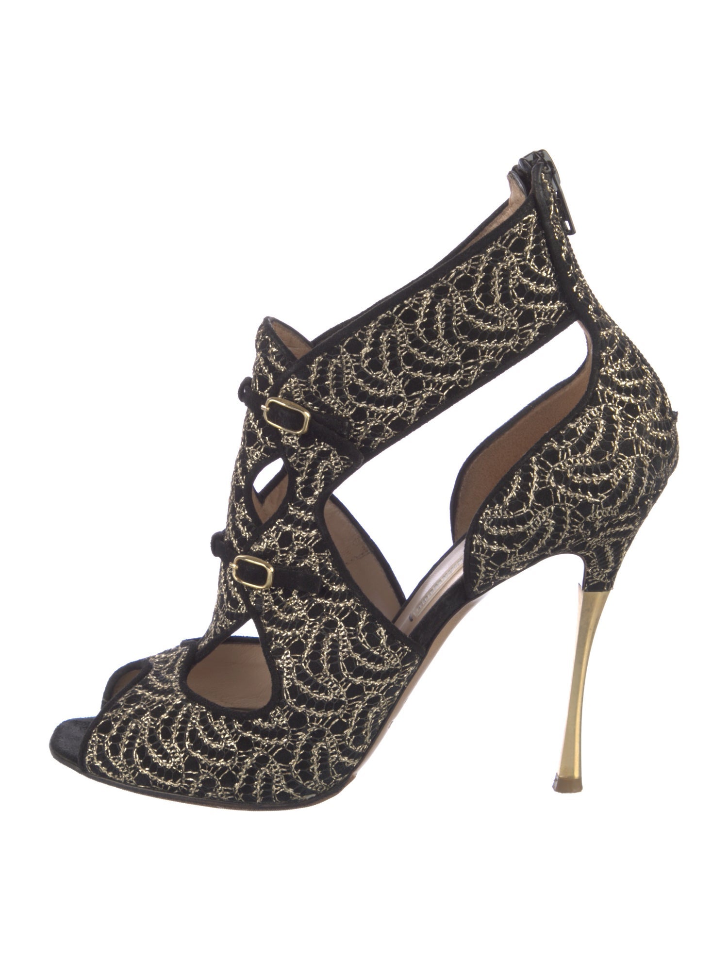 Nicholas Kirkwood Printed Pumps