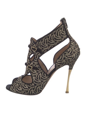 Nicholas Kirkwood Printed Pumps