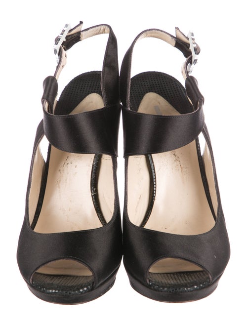 Nicholas Kirkwood Satin Slingback Pumps