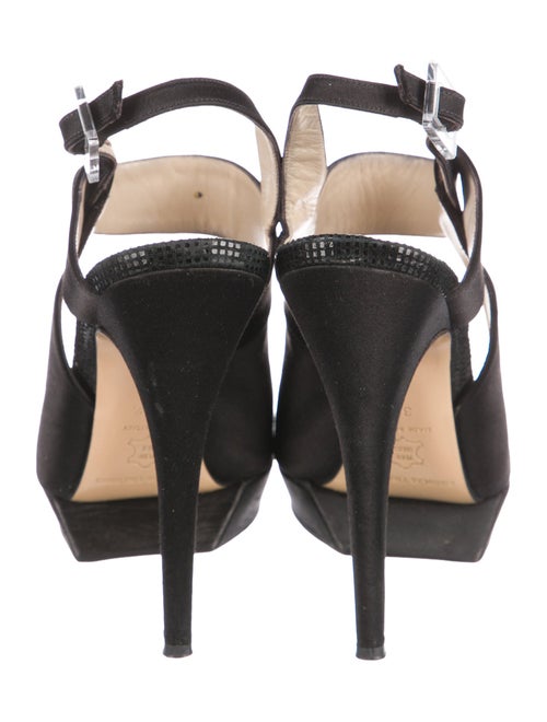 Nicholas Kirkwood Satin Slingback Pumps