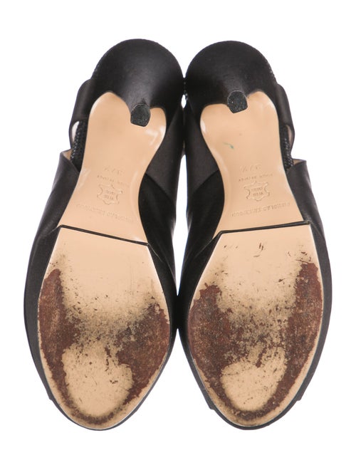 Nicholas Kirkwood Satin Slingback Pumps