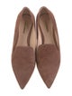 Nicholas Kirkwood Faux Pearl Accents Suede Loafers